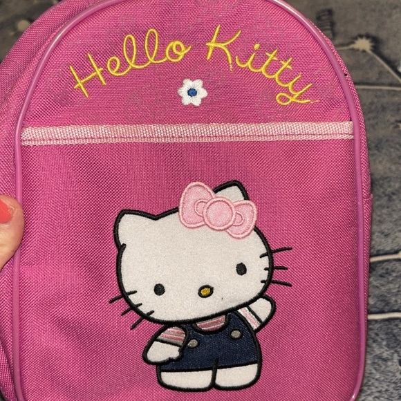 VINTAGE HELLO KITTY SANRIO MINI BAG SMALL BACKPACK - Picture 3 of 5